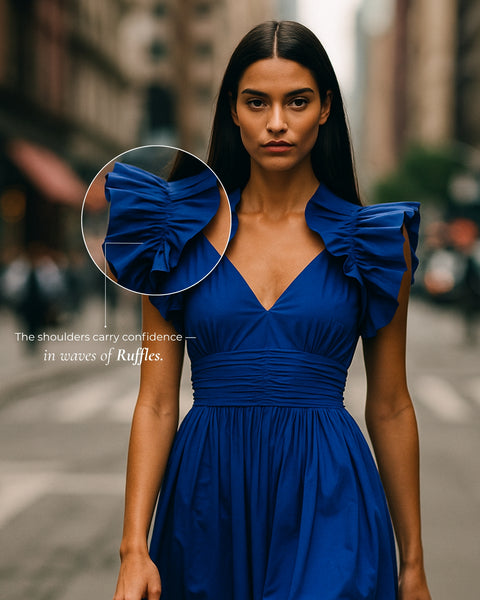 BLUORE- The Rebel Ruffle Dress