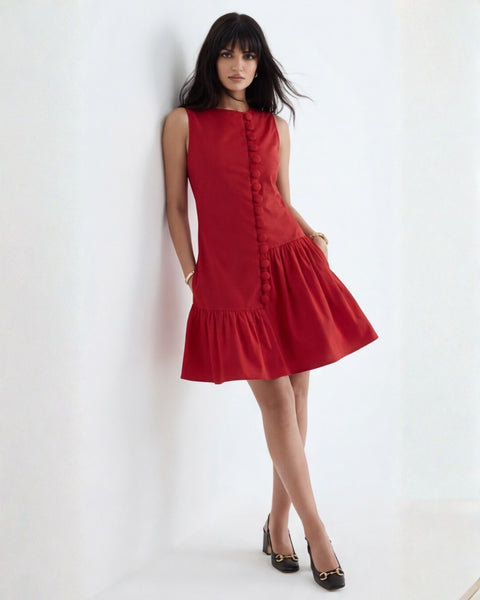 THE RED RIOT – The Button Dress