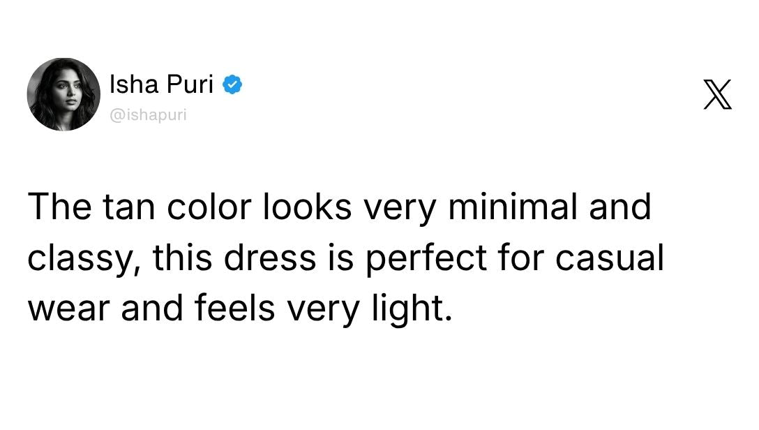 BRONX - The Tan Strap Dress Review 3