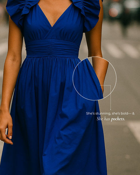 BLUORE- The Rebel Ruffle Dress