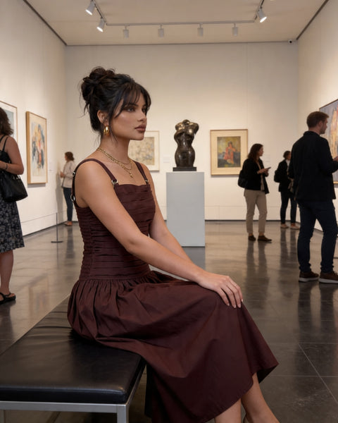 UMBER – Brown Dress