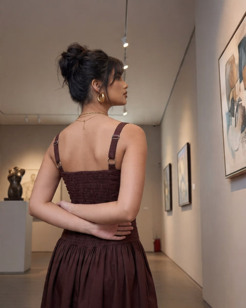 UMBER – Brown Dress
