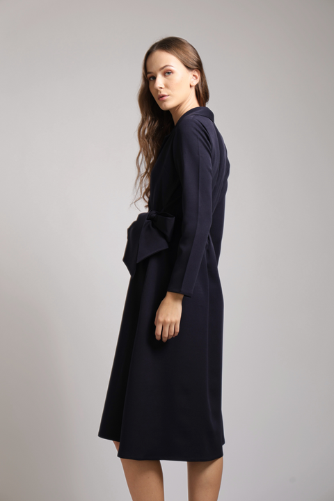 Faye - The Midnight Wrap Dress