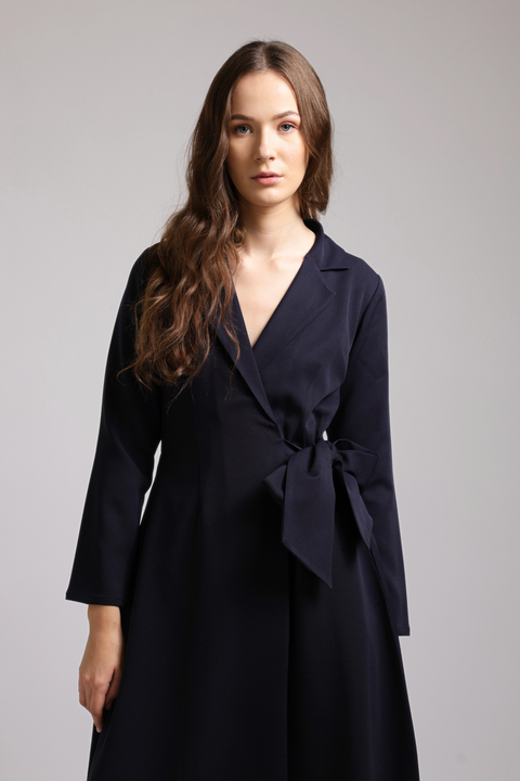 Faye - The Midnight Wrap Dress
