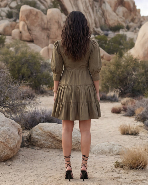 ZAHARA – Front knot dress