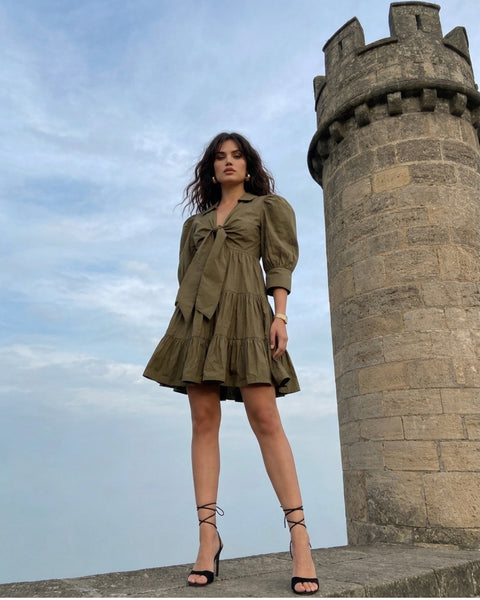 ZAHARA – Front knot dress