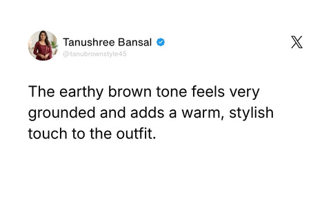 UMBER – Brown Dress Review 1