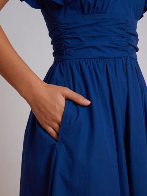 BLUORE- Blue The Rebel Ruffle Dress