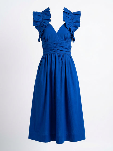 BLUORE- Blue The Rebel Ruffle Dress