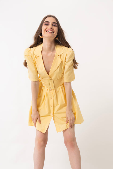 DYNA - The Belted Mini Dress