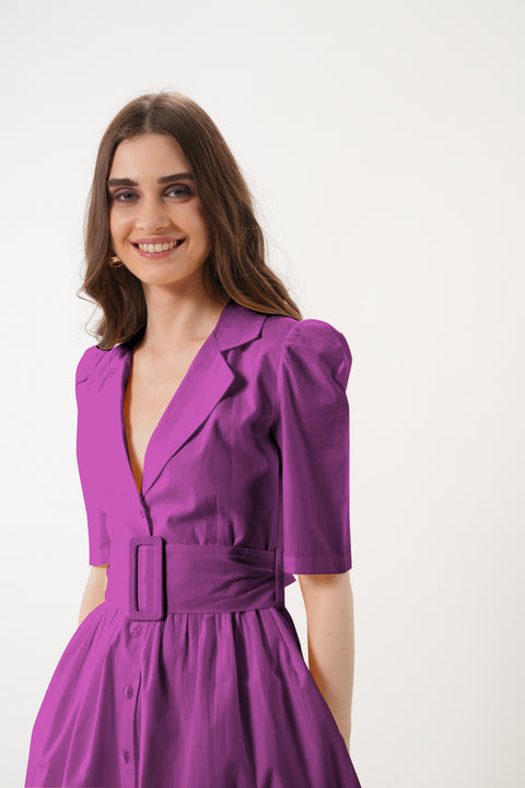 DYNA - The Jamaican Plum Dress