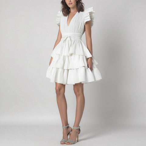 Fluter - The White Vacation Dress