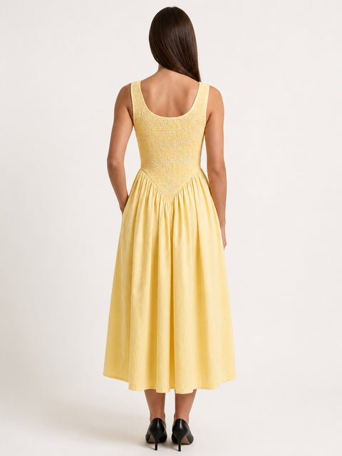 THE KENDAL – Butter Yellow, Kendall Jenner-Inspired Dress