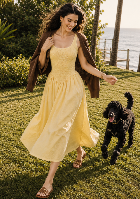 THE KENDAL – Butter Yellow, Kendall Jenner-Inspired Dress