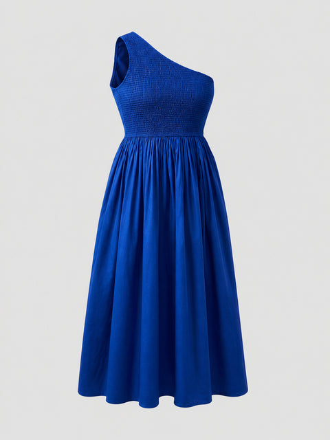 NOPE- The sapphire smocked dress