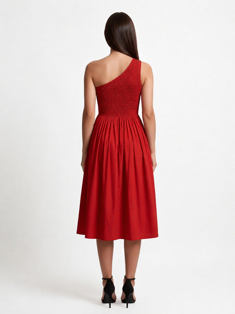 NOPE- The red smocked dress