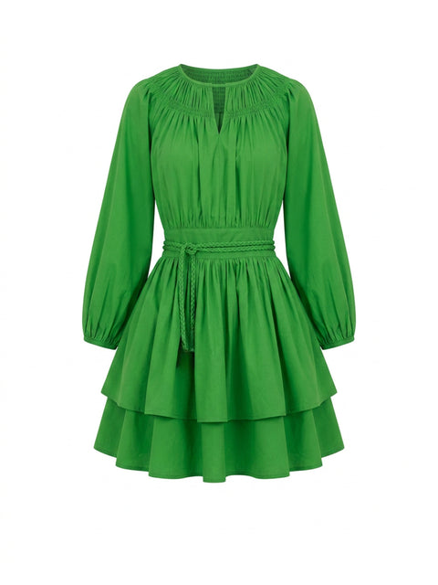 STORM: Green dress