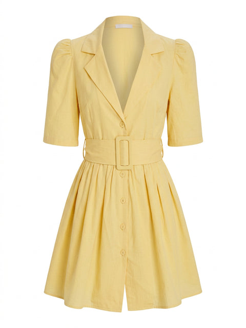 DYNA - The Butter Yellow mini dress