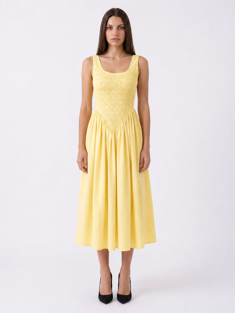 THE KENDAL – Butter Yellow, Kendall Jenner-Inspired Dress